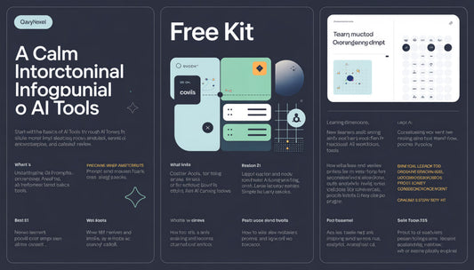 Free kit with AI tools on a dark background